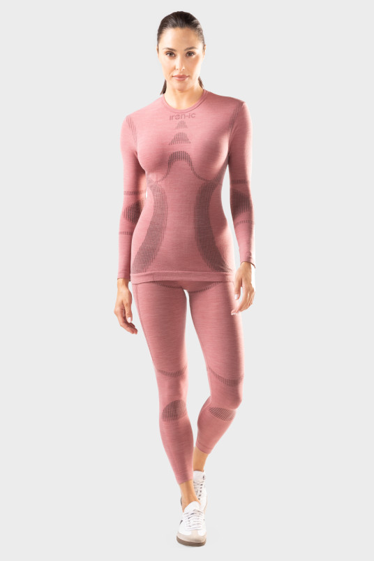 detail Dámské termoprádlo Iron-ic Dámské 40% Merino triko s dlouhým rukávem