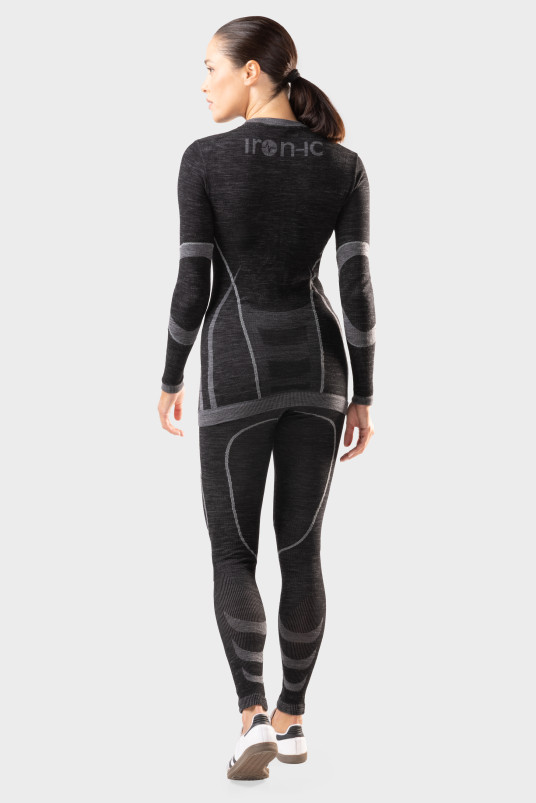 detail Dámské termoprádlo Iron-ic Dámské 70% Merino triko s dlouhým rukávem