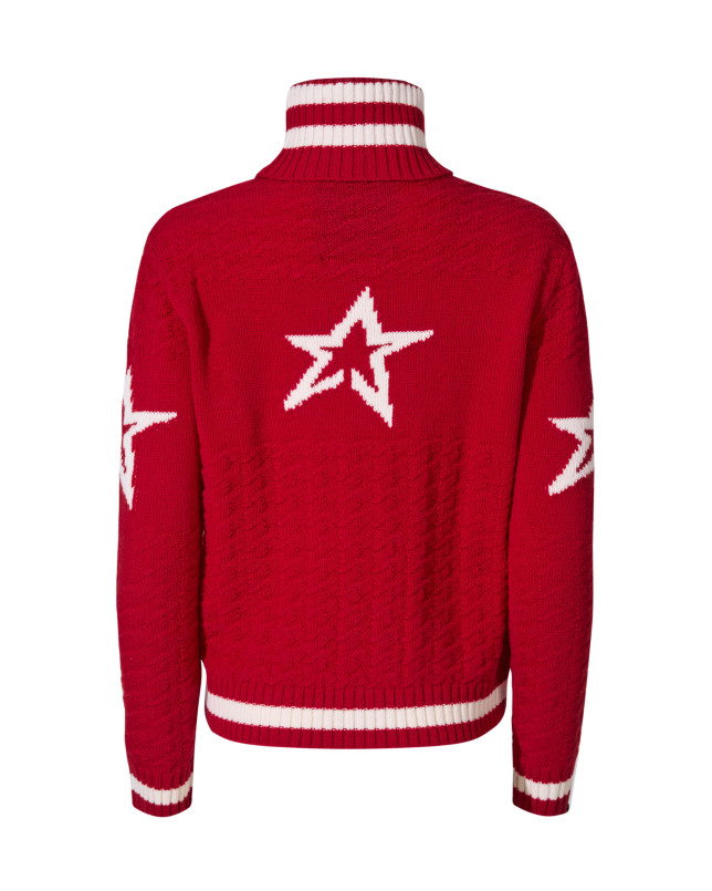 detail Dámský svetr Perfect Moment glacier turtle neck sweater