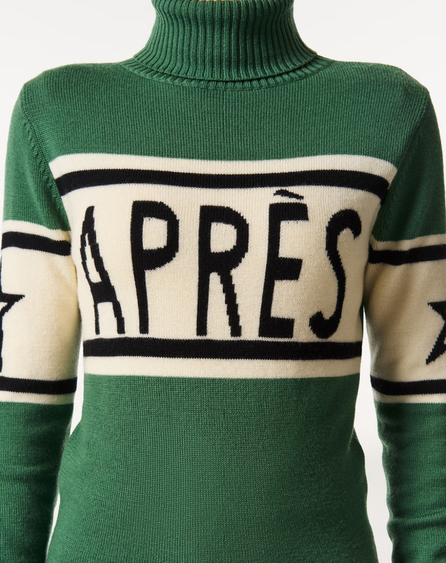 detail Dámský svetr Perfect Moment schild sweater 'apres