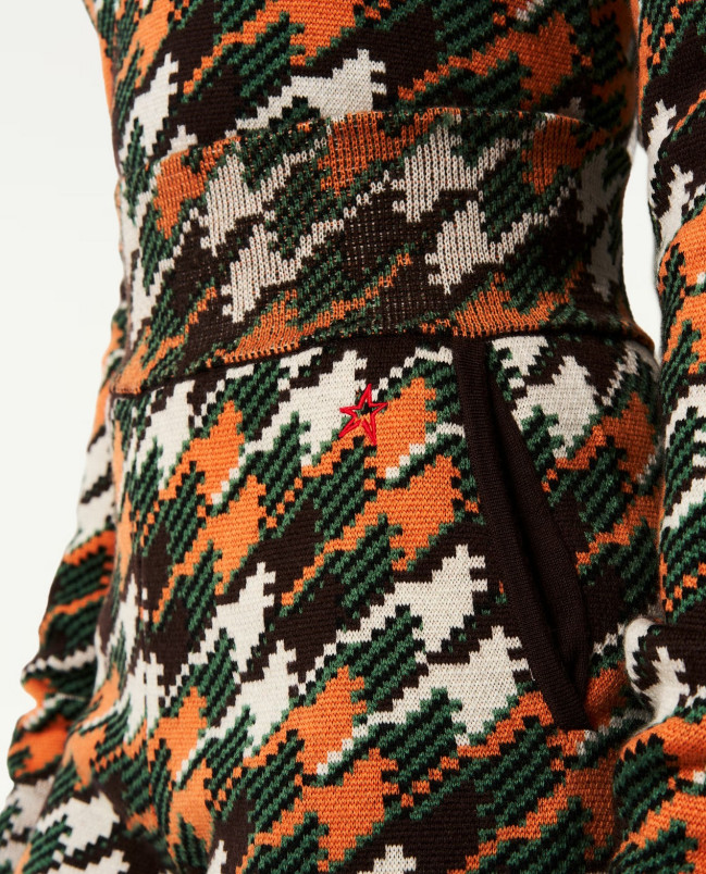 detail Dámské kalhoty Perfect Moment chalet wide leg knitted pant