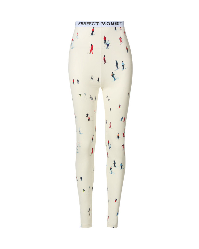 detail Dámské legíny Perfect Moment printed base layer leggings