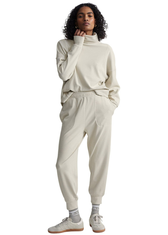 detail Dámské kalhoty Varley Brushedrib Slim Cuff Pant 27.5