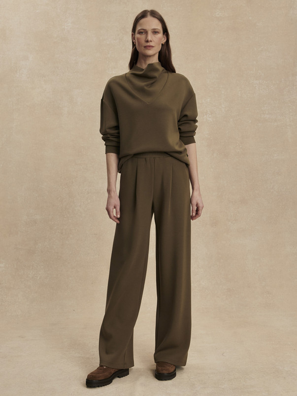 detail Dámské kalhoty Varley The Extra Wide Leg Pant 29.5