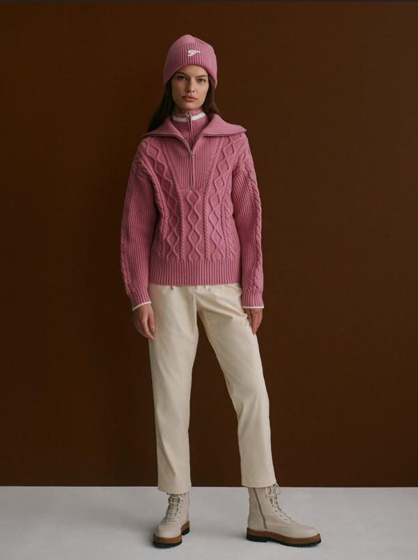 detail Dámská mikina Varley Didi Relaxed Cable Half Zip