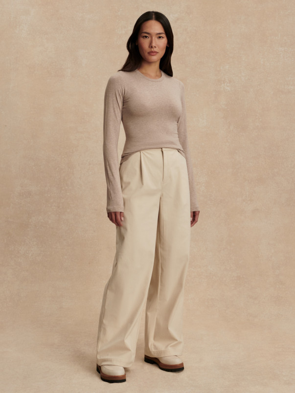 detail Dámské tričko Varley Edna Long Sleeve Fitted Tee