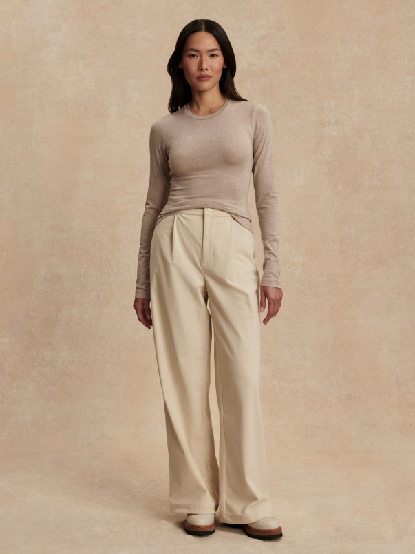 detail Dámské tričko Varley Edna Long Sleeve Fitted Tee