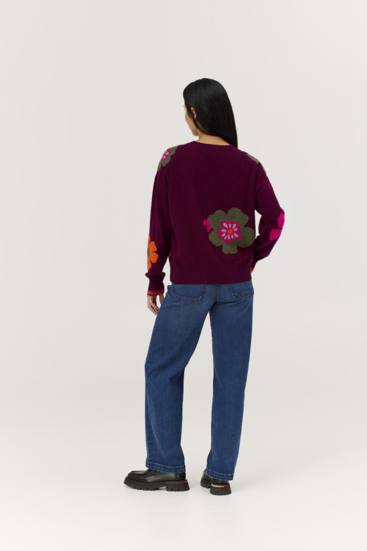 detail Dámský svetr Krimson Klover Poppy Sweater