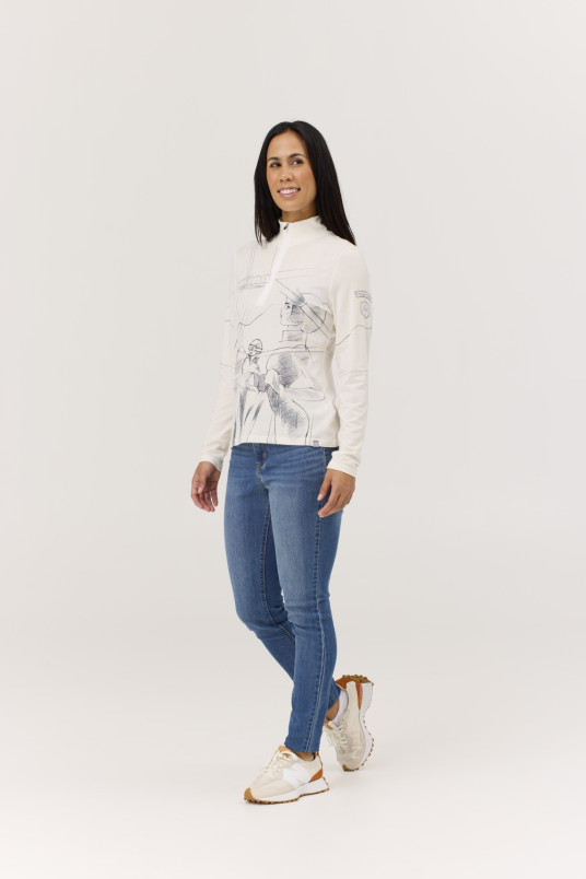 detail Dámský rolák Krimson Klover Back Country Sketch Top