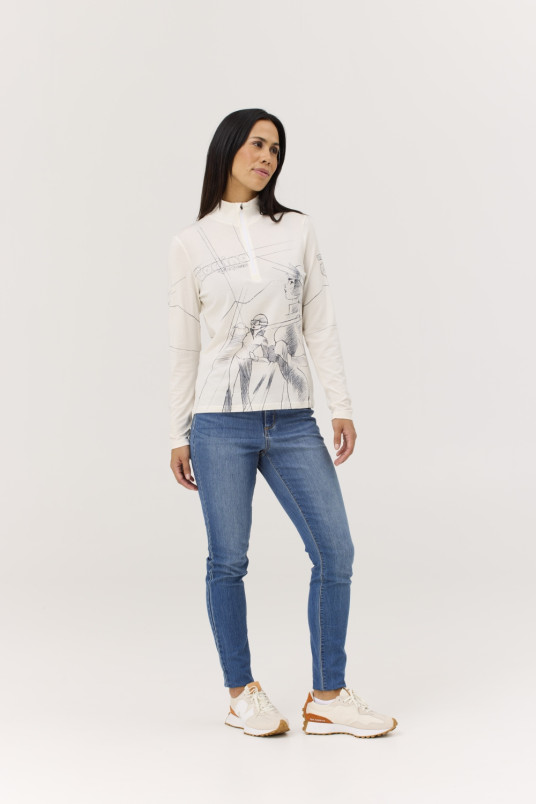 detail Dámský rolák Krimson Klover Back Country Sketch Top