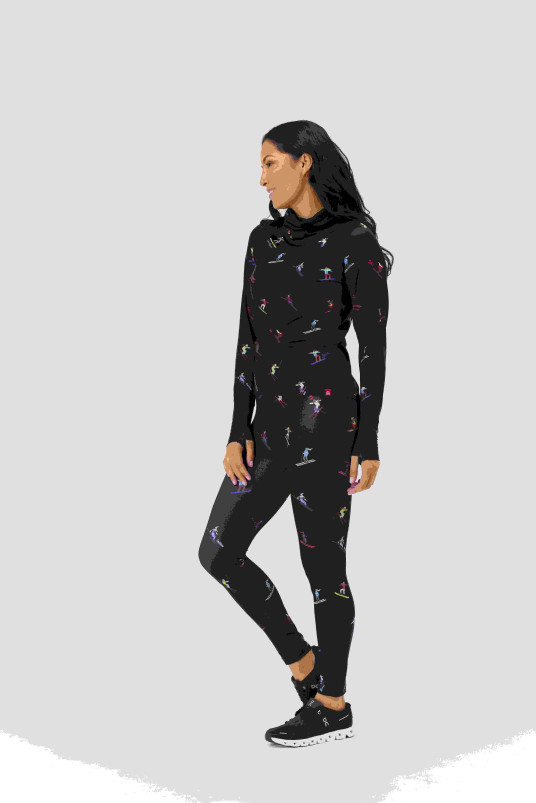 detail Dámský rolák Krimson Klover Multi Skiers Top