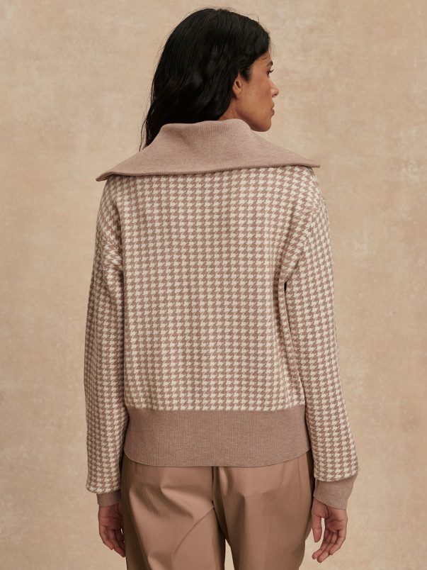 detail Dámská bunda Varley Ablett Jacquard Knit Jacket