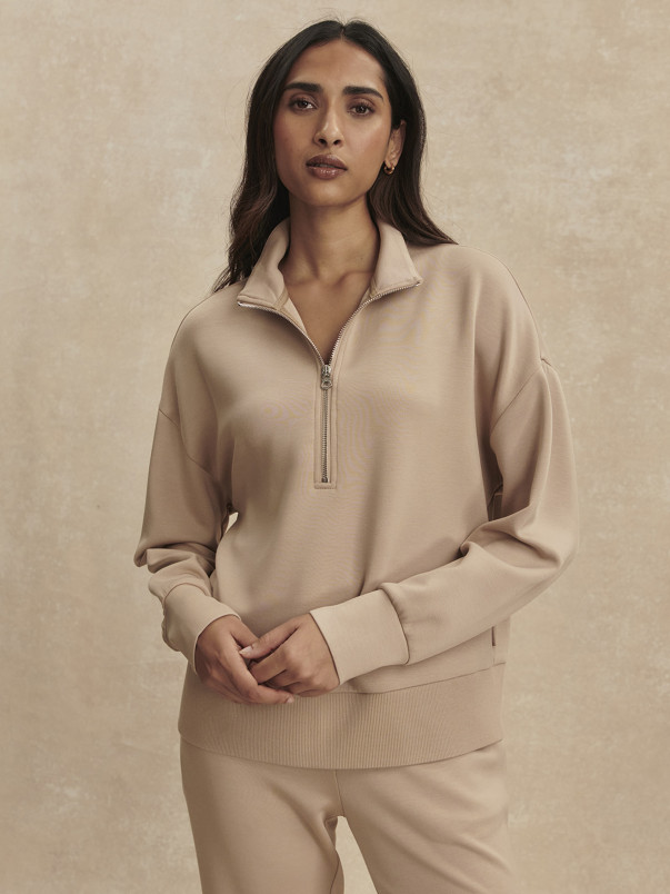 detail Dámská mikina Varley Mavis Mock Neck Sweat