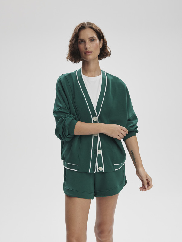 detail Dámský svetr Varley Decker Off Court Cardigan