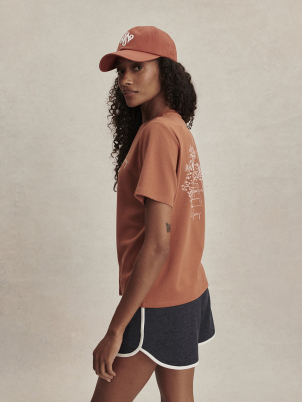 detail Dámské tričko Varley Regan Branded Tee
