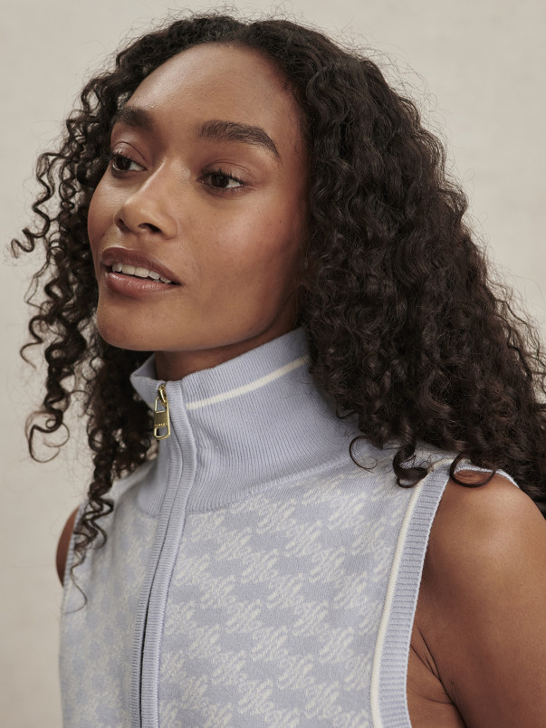 detail Dámská vesta Varley Vincent Half Zip Knit