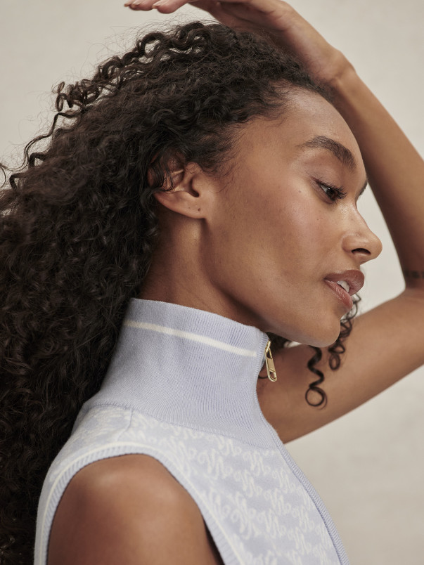 detail Dámská vesta Varley Vincent Half Zip Knit