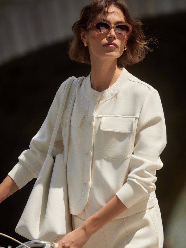 detail Dámská mikina Varley Hartwell Button Through Sweat