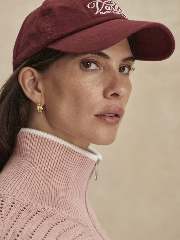 detail Dámský svetr Varley Morwenna Half Zip Knit