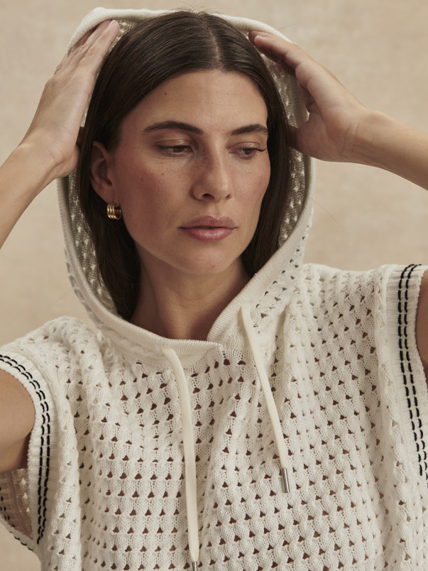 detail Dámský svetr Varley Vittoria Knit Hoodie