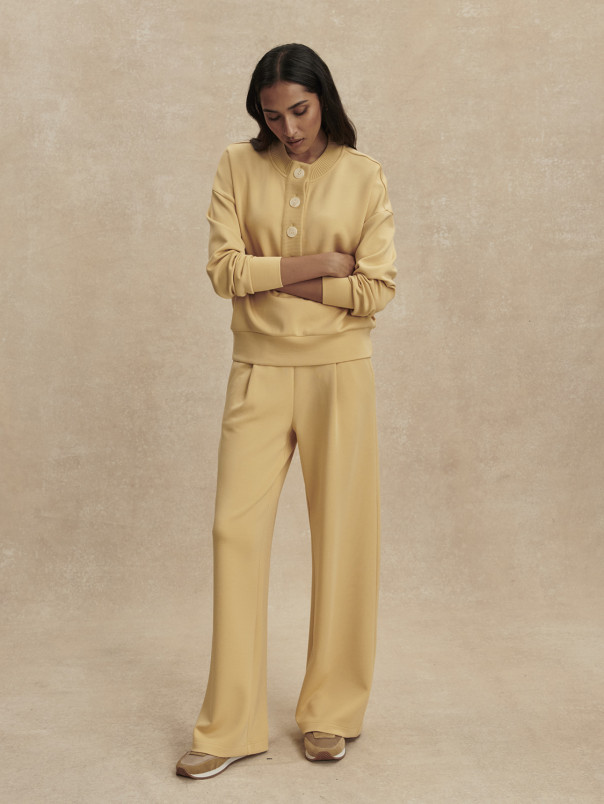 detail Dámská mikina Varley Reena Button Front Sweat