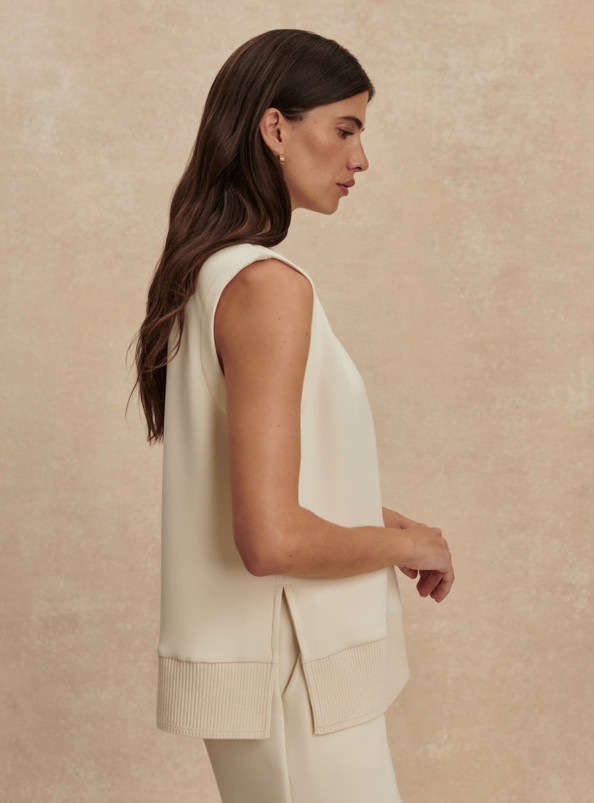 detail Dámské tílko Varley Freida V Neck Tank