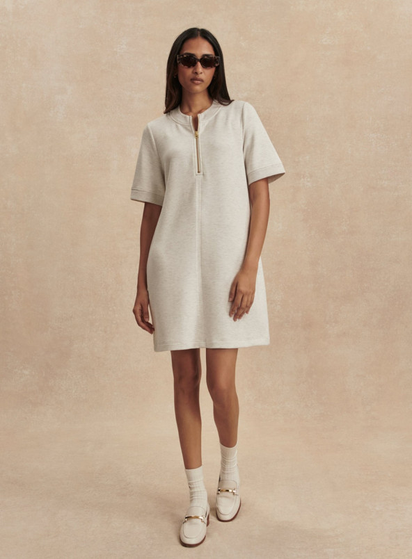 detail Dámské šaty Varley Nori Half Zip Dress