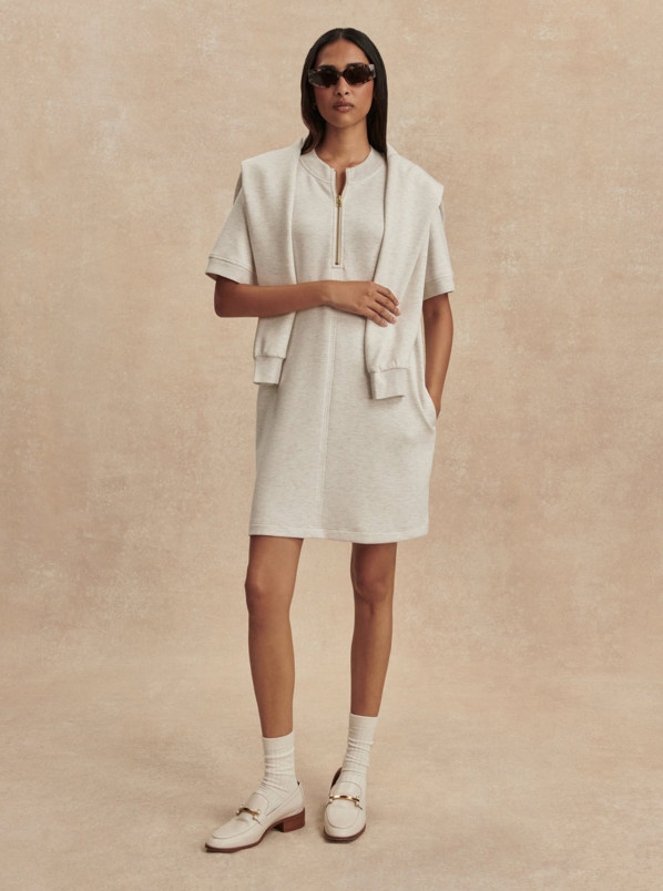 detail Dámské šaty Varley Nori Half Zip Dress