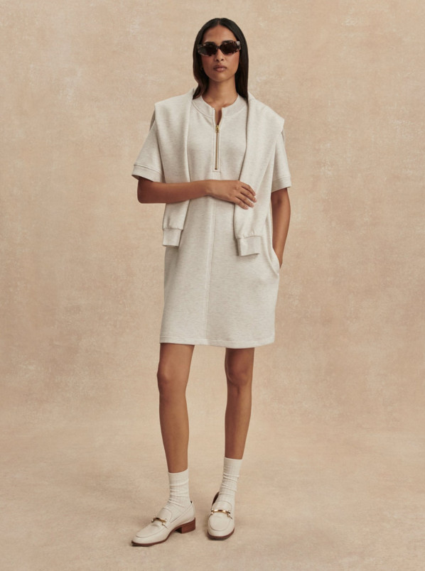 detail Dámské šaty Varley Nori Half Zip Dress