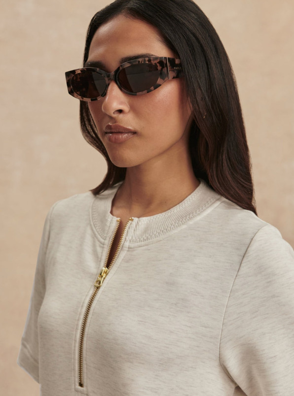 detail Dámské šaty Varley Nori Half Zip Dress