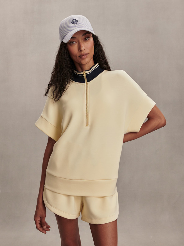detail Dámská mikina Varley Ritchie Short Sleeve Sweat 2.0