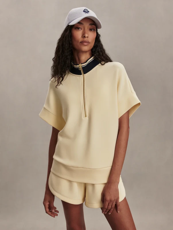 detail Dámská mikina Varley Ritchie Short Sleeve Sweat 2.0