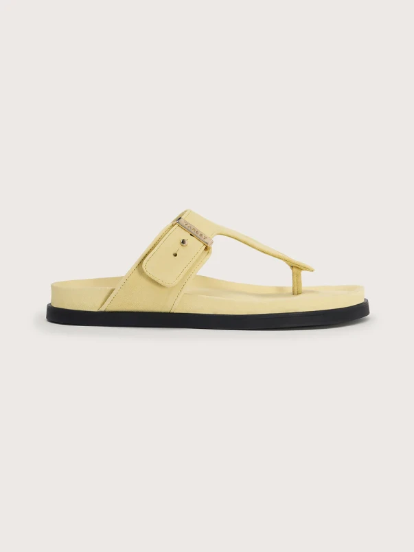 detail Dámské PANTOFLE Varley Aisne Toe Post Sandal Suede