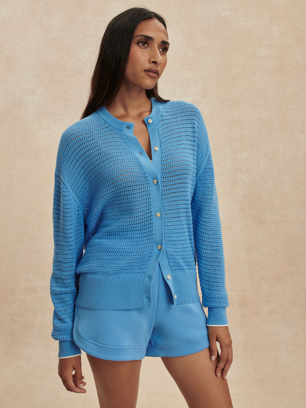 detail Dámský svetr Varley Pembroke Knit Cardigan