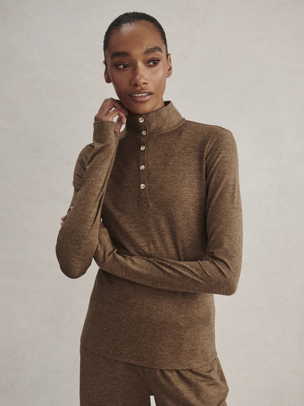 detail Dámské tričko Varley Nathaniel Long Sleeve Top