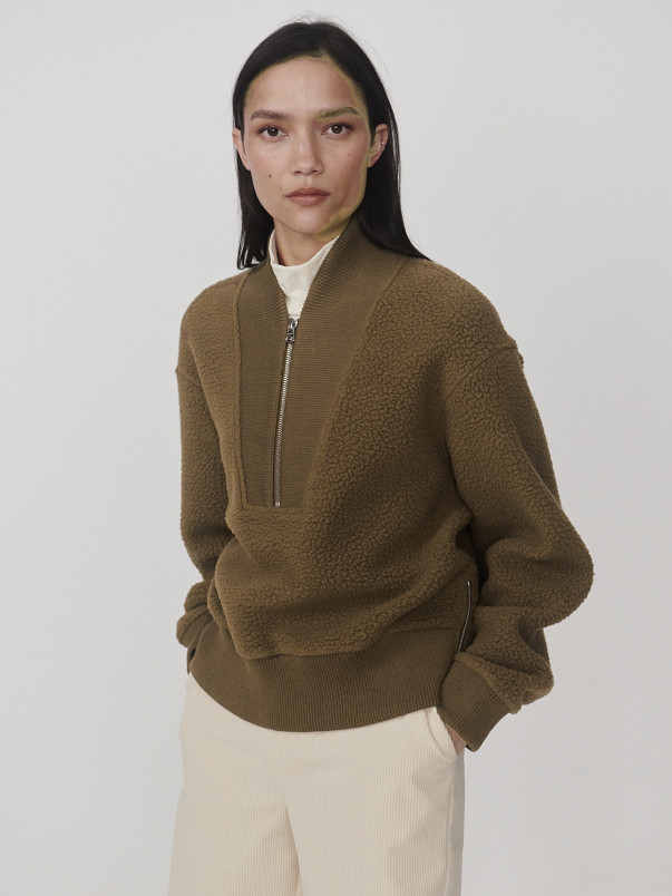 detail Dámská mikina Varley Mumford Half Zip Fleece
