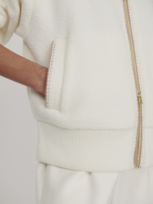 detail Dámská bunda Varley Klaudia Fleece Jacket