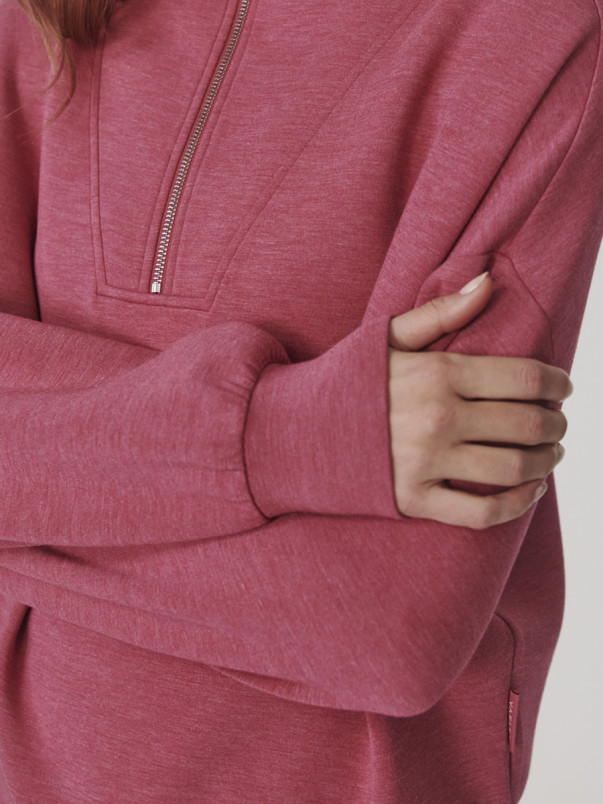 detail Dámská mikina Varley Hawley Half Zip Sweat