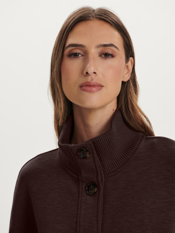detail Dámská mikina Varley Sabrina Button Through Sweat