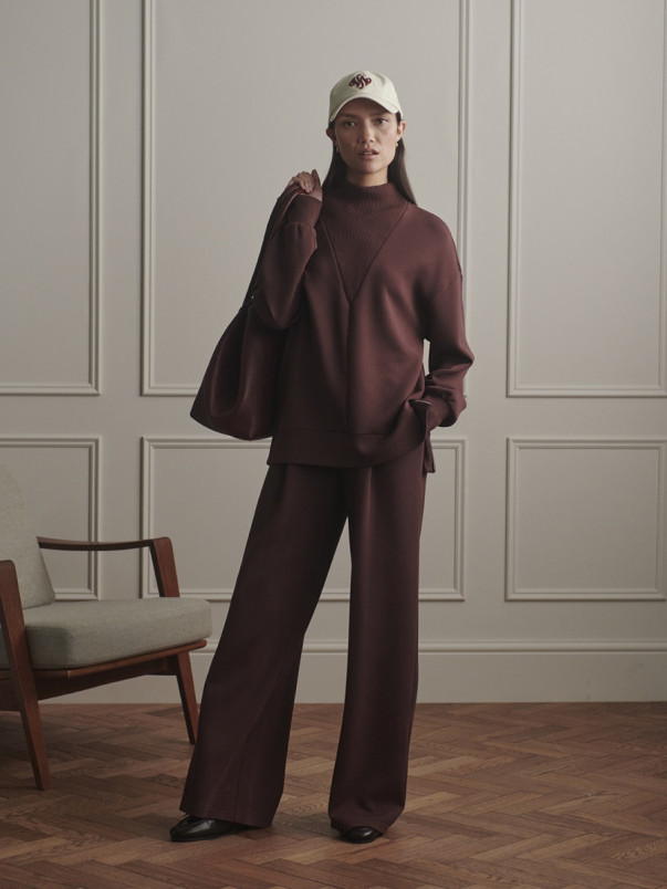detail Dámské kalhoty Varley The Extra Wide Leg Pant 29.5