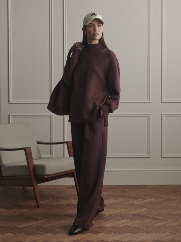 detail Dámské kalhoty Varley The Extra Wide Leg Pant 29.5