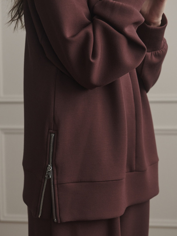 detail Dámská mikina Varley Novi Longline Mock Neck Sweat