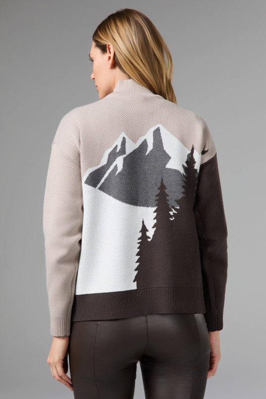detail Dámský svetr Alp N Rock Portia Mock Neck Sweater