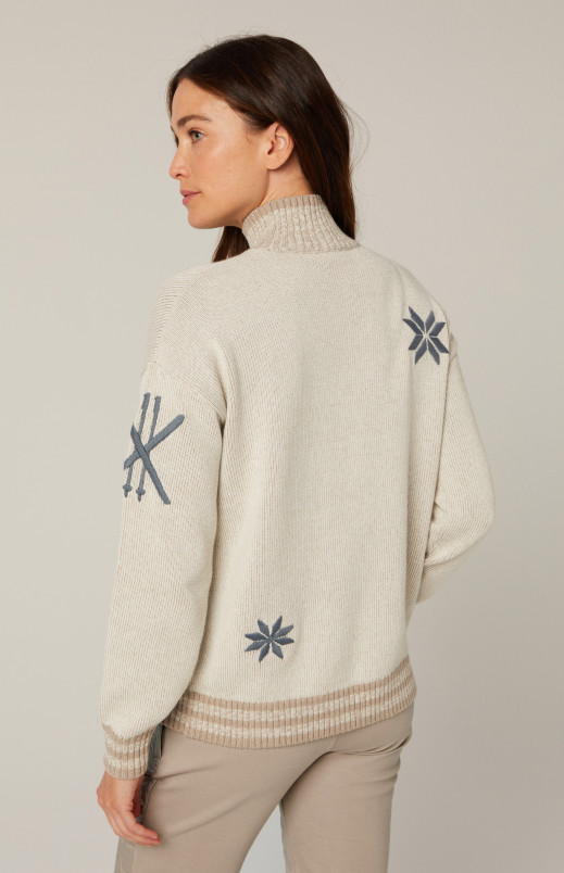 detail Dámský svetr Alp N Rock Devin Mock Neck Sweater
