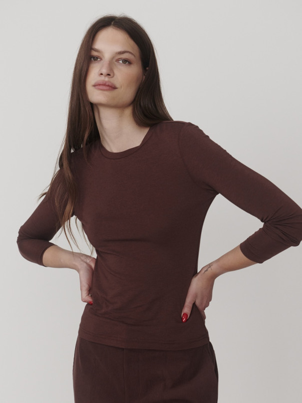 detail Dámské tričko Varley Edna Long Sleeve Fitted Tee