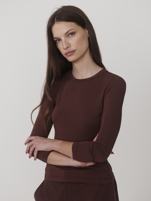 detail Dámské tričko Varley Edna Long Sleeve Fitted Tee