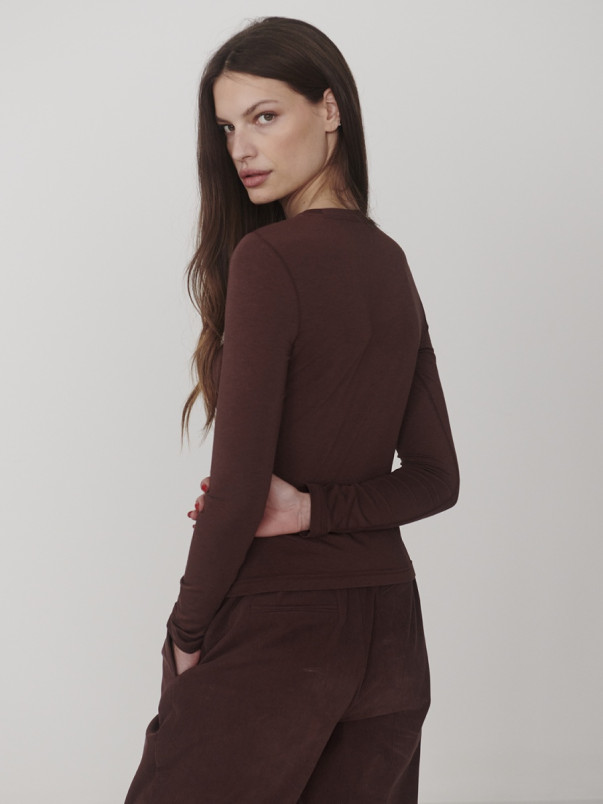 detail Dámské tričko Varley Edna Long Sleeve Fitted Tee