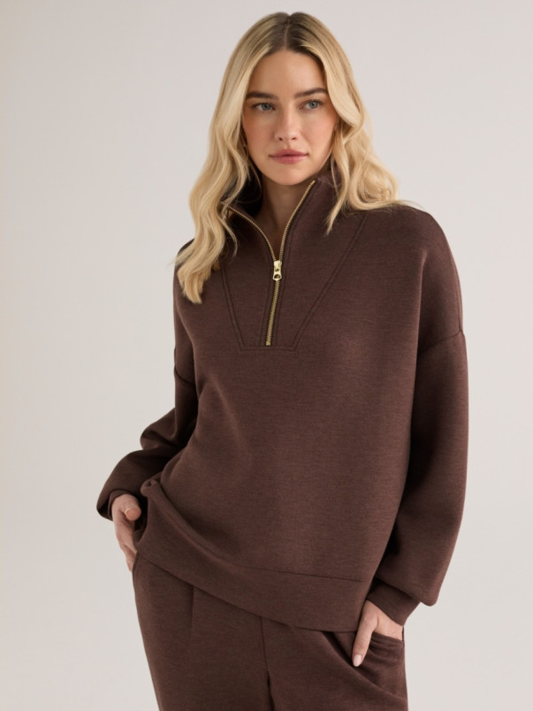 detail Dámská mikina Varley Hawley Half Zip Sweat