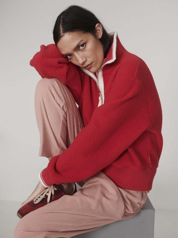 detail Dámská mikina Varley Anika Half Zip Fleece