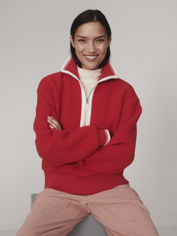 detail Dámská mikina Varley Anika Half Zip Fleece